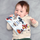 Toddler with Personalized Marvel Book