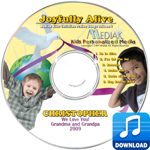 Joyfully Alive Personalized Children's Digital Music