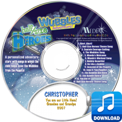 The Wubbles Adventure Personalized Digital MP3 Children's Music