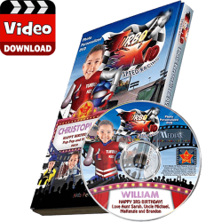 Turbo Kid Personalized Kid's Photo Digital Video