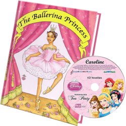 Princess Personalized Book & Music - Ethnic