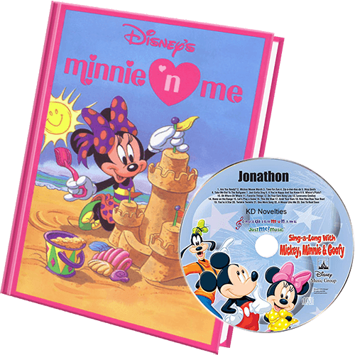 Minnie Mouse Personalized Book and Music CD