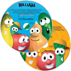 Personalized VeggieTales Music CDs Gift Set