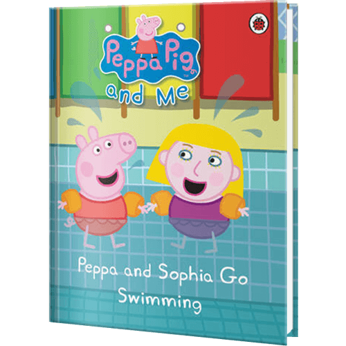 Peppa Pig and Your Child Go Swimming Personalized Book