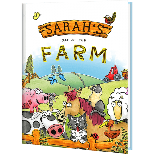 My Day at the Farm Personalized Children's Book