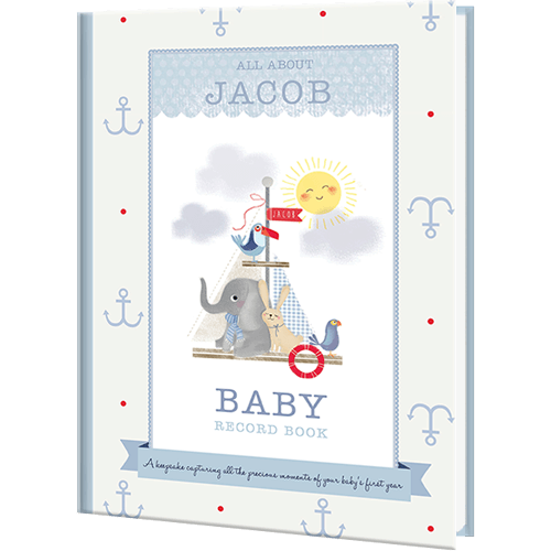 Personalized Milly & Flynn Baby Book