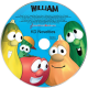 Personalized VeggieTales Silly Songs Music CD