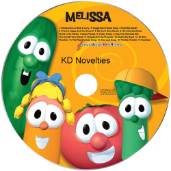 VeggieTales Sing Along Personalized Children's Music CD