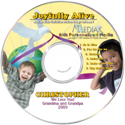 Joyfully Alive Personalized Children's Music CD