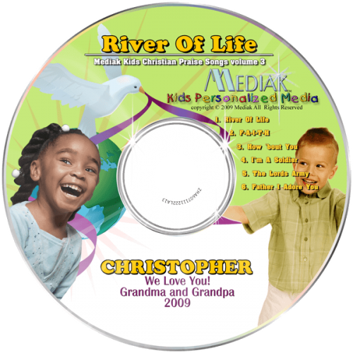 River of Life Personalized Children's Music CD