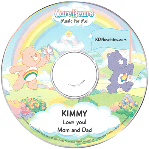 Personalize Care Bears Music for Me